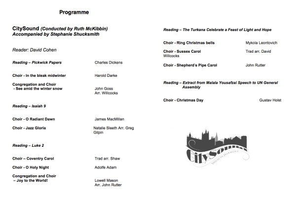 Gift of Christmas Programme JPEG